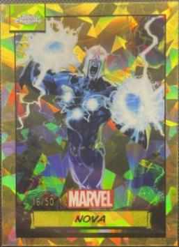 2024 Topps Chrome Nova [Gold Sapphire] #143 card