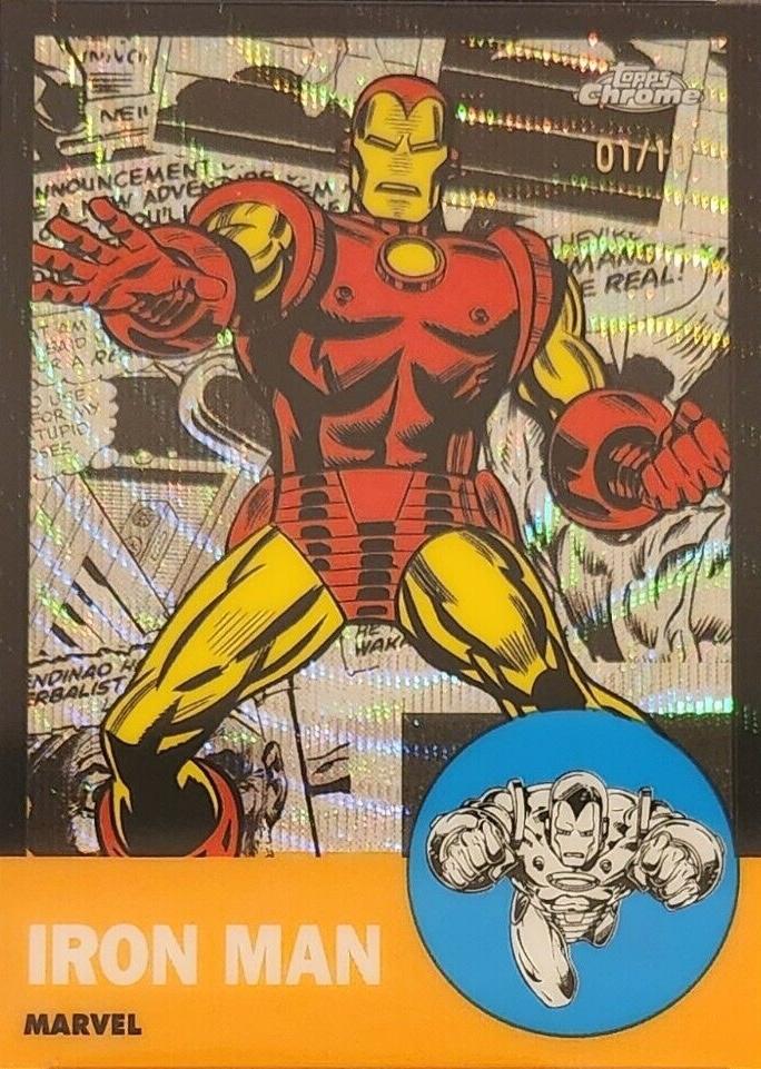 2024 Topps Chrome Patrimony Iron Man 1963 [Black Wave] #TP-7 card