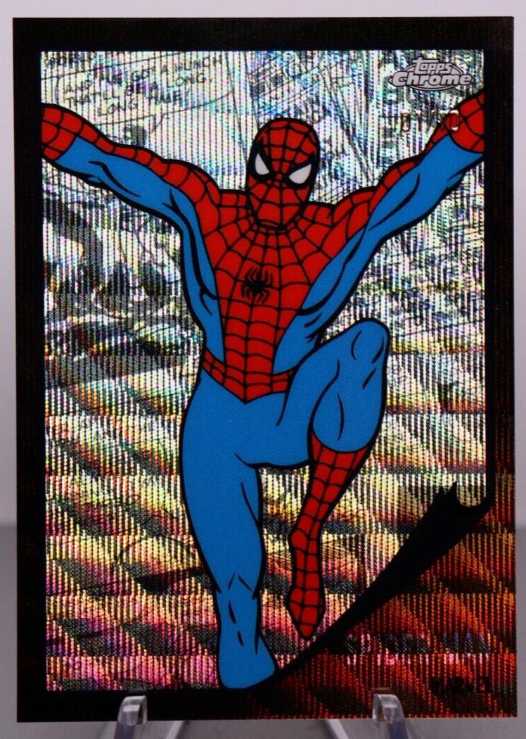 2024 Topps Chrome Patrimony Spider-man 1962 [Black Wave] #TP-5 card
