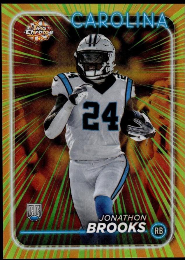 2024 Topps Chrome Radiating Rookie Jonathon Brooks #RR-14 card