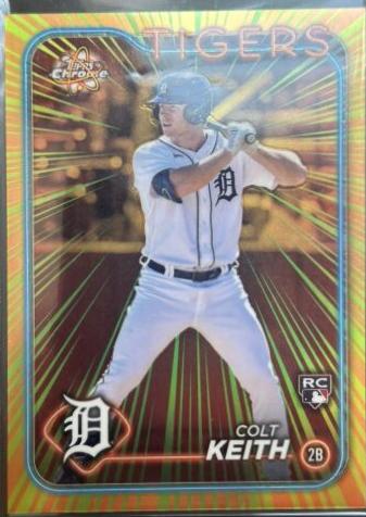 2024 Topps Chrome Radiating Rookies Colt Keith #RR-6 card