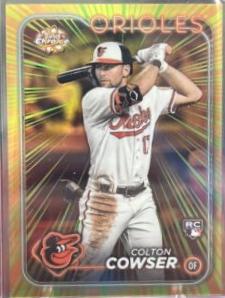 2024 Topps Chrome Radiating Rookies Colton Cowser #RR-4 card