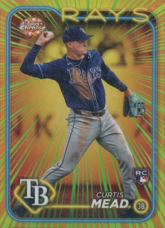 2024 Topps Chrome Radiating Rookies Curtis Mead #RR-30 card