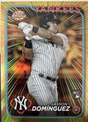 2024 Topps Chrome Radiating Rookies Jasson Dominguez #RR-10 card