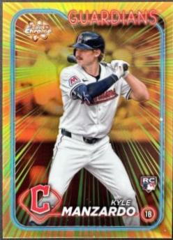 2024 Topps Chrome Radiating Rookies Kyle Manzardo #RR-25 card