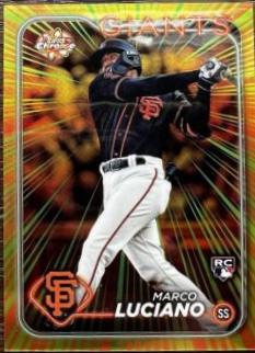 2024 Topps Chrome Radiating Rookies Marco Luciano #RR-5 card