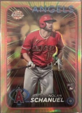2024 Topps Chrome Radiating Rookies Nolan Schanuel #RR-18 card