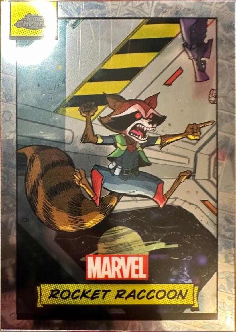 2024 Topps Chrome Rocket Raccoon #33 card