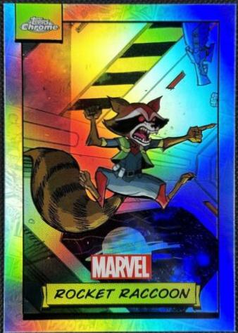 2024 Topps Chrome Rocket Raccoon [Refractor] #33 card