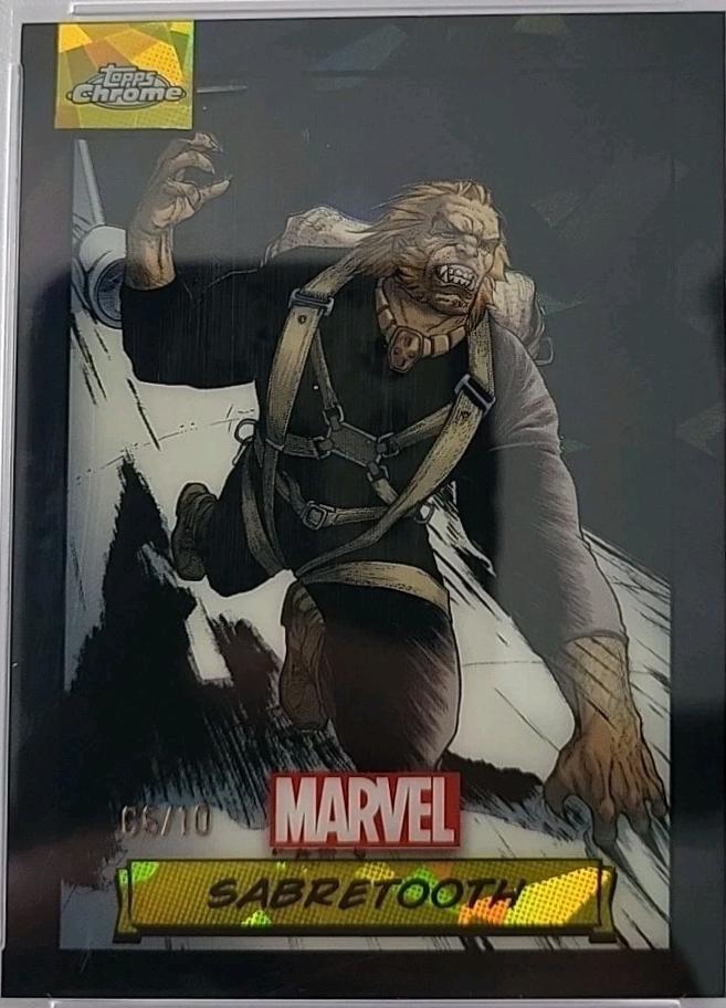 2024 Topps Chrome Sabretooth [Black Sapphire] #25 card