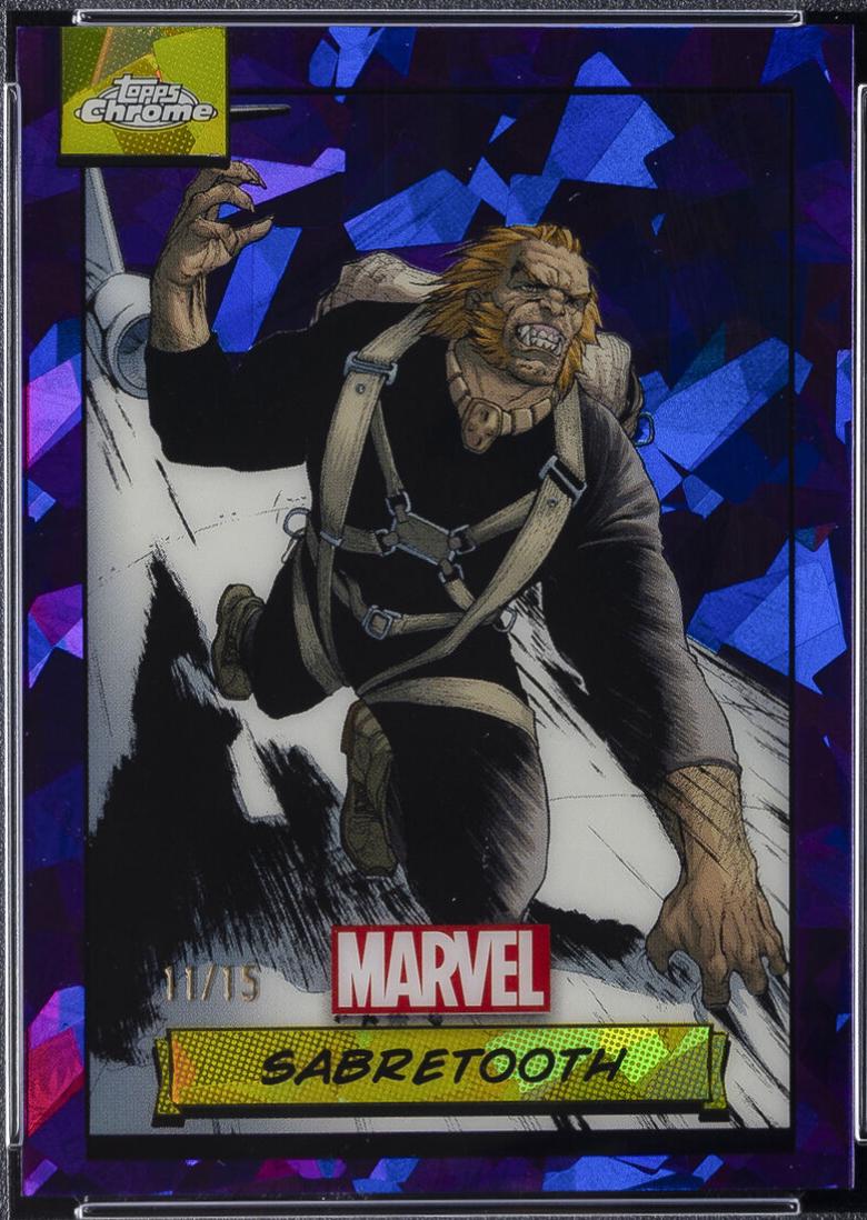 2024 Topps Chrome Sabretooth [Purple Sapphire] #25 card