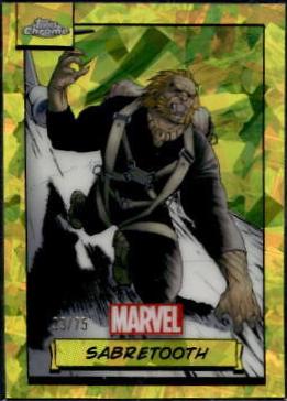 2024 Topps Chrome Sabretooth [Yellow Sapphire] #25 card
