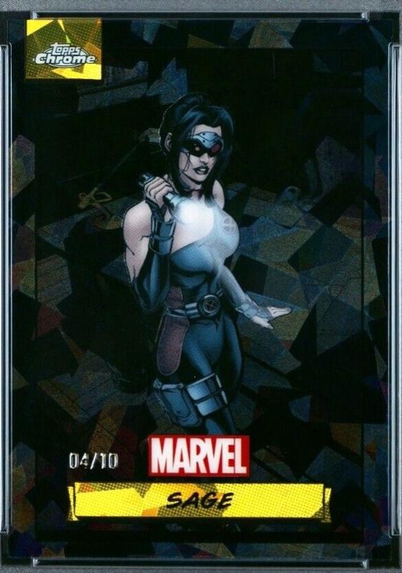 2024 Topps Chrome Sage [Black Sapphire] #132 card