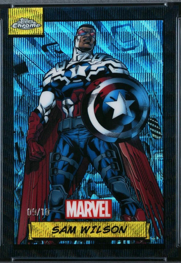 2024 Topps Chrome Sam Wilson [Black Wave] #23 card