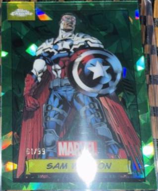2024 Topps Chrome Sam Wilson [Green Sapphire] #23 card