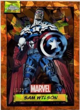 2024 Topps Chrome Sam Wilson [Orange Sapphire] #23 card