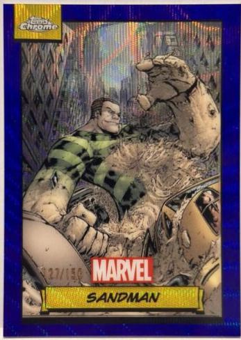 2024 Topps Chrome Sandman [Blue Wave] #144 card