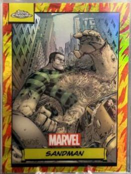 2024 Topps Chrome Sandman [Human Torch Refractor] #144 card