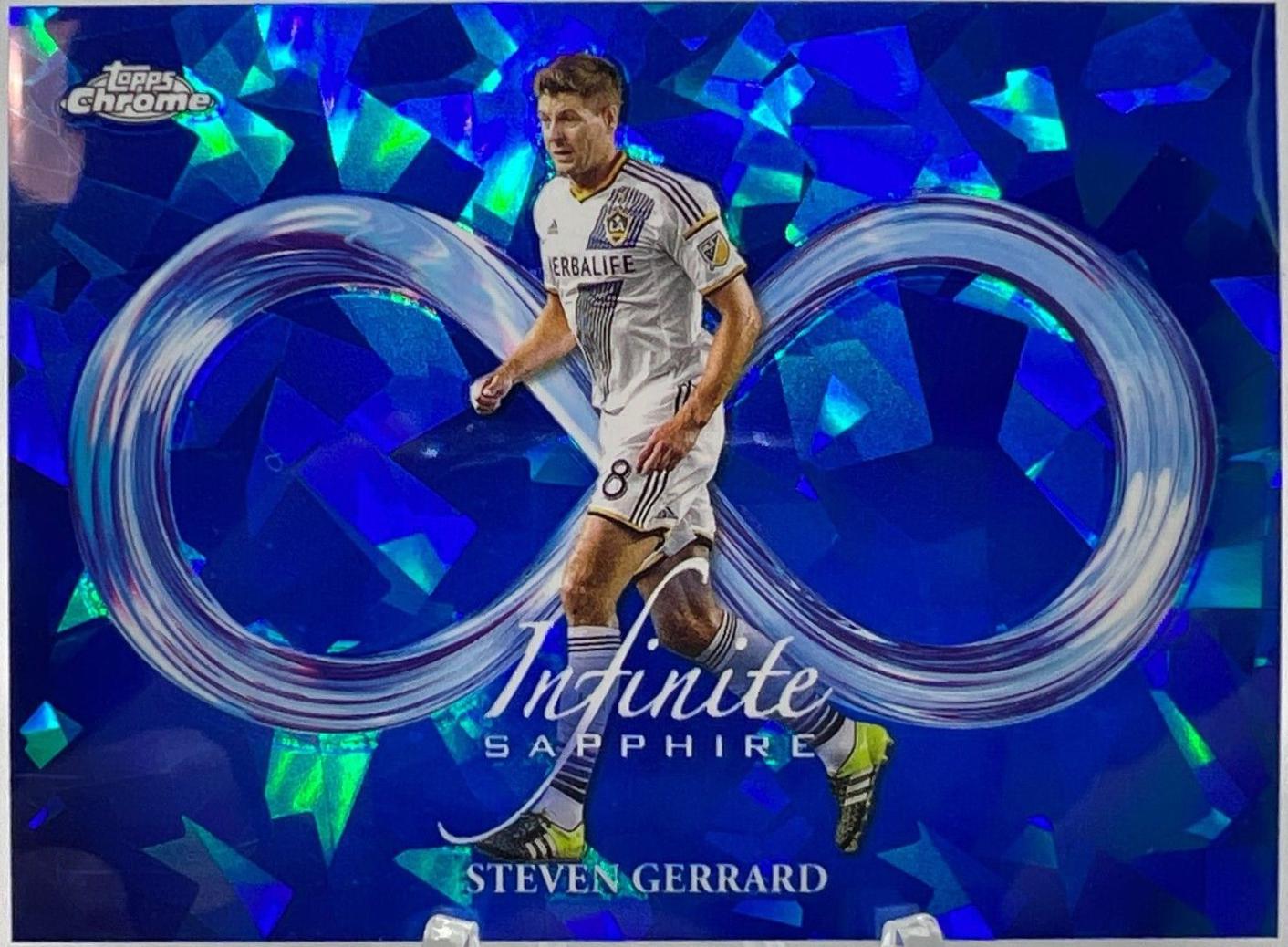 2024 Topps Chrome Sapphire MLS Infinite Steven Gerrard #IS-9 card