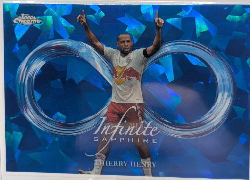 2024 Topps Chrome Sapphire MLS Infinite Thierry Henry #IS-6 card