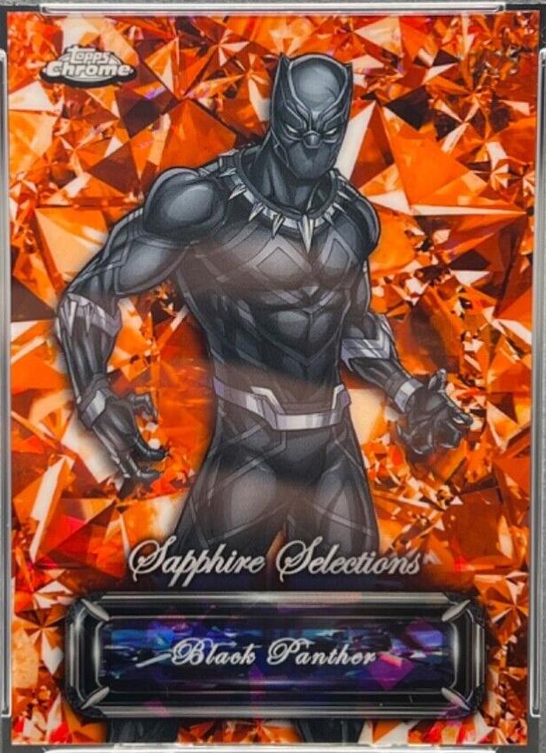 2024 Topps Chrome Sapphire Selections Black Panther [Orange] #SS-5 card