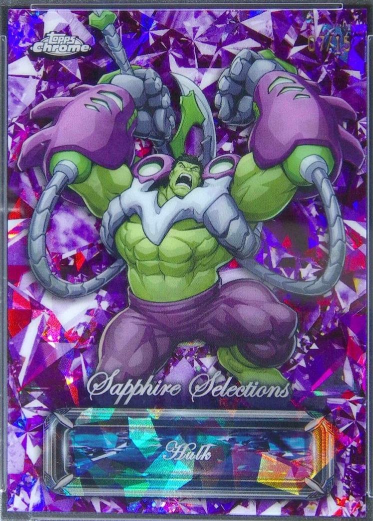 2024 Topps Chrome Sapphire Selections Hulk [Purple] #SS-3 card