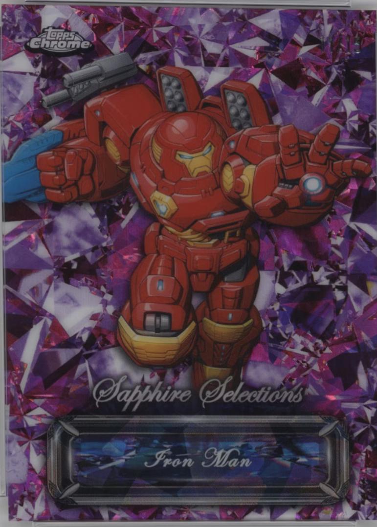 2024 Topps Chrome Sapphire Selections Iron Man [Purple] #SS-1 card