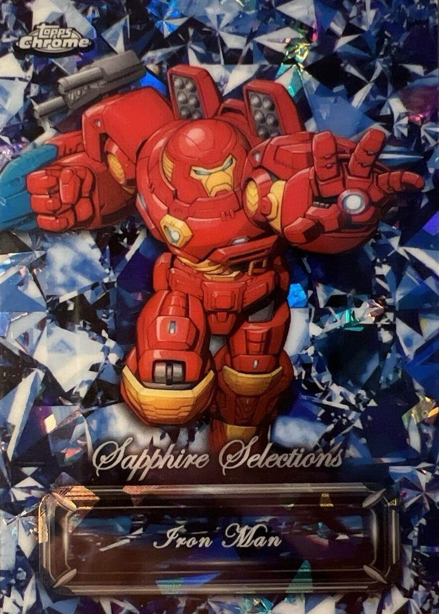 2024 Topps Chrome Sapphire Selections Iron Man #SS-1 card