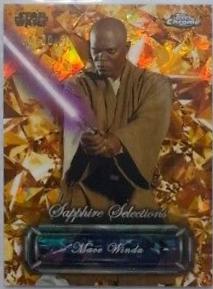 2024 Topps Chrome Sapphire Selections Mace Windu [Gold] #SS-7 card