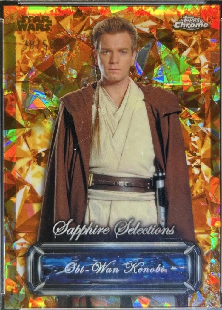 2024 Topps Chrome Sapphire Selections Obi-Wan Kenobi [Gold] #SS-20 card