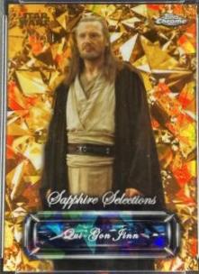 2024 Topps Chrome Sapphire Selections Qui-Gon Jinn #SS-1 card