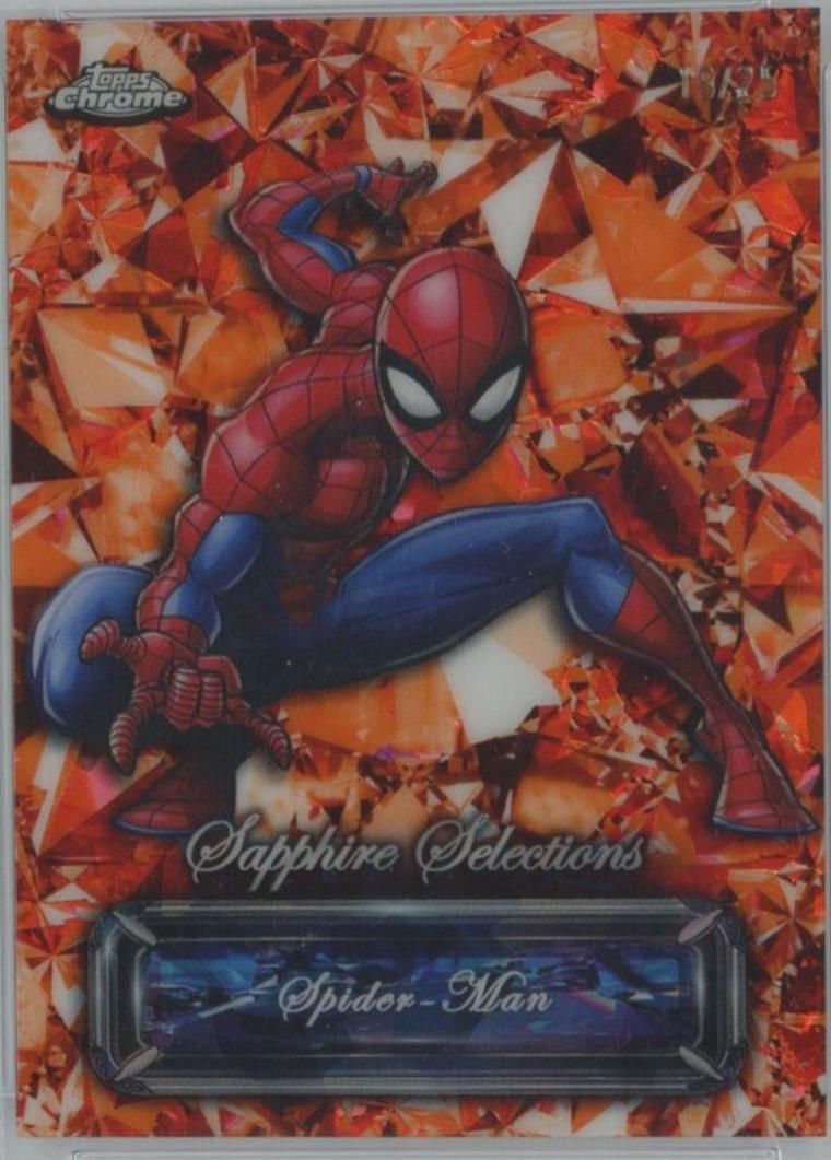2024 Topps Chrome Sapphire Selections Spider-Man [Orange] #SS-2 card