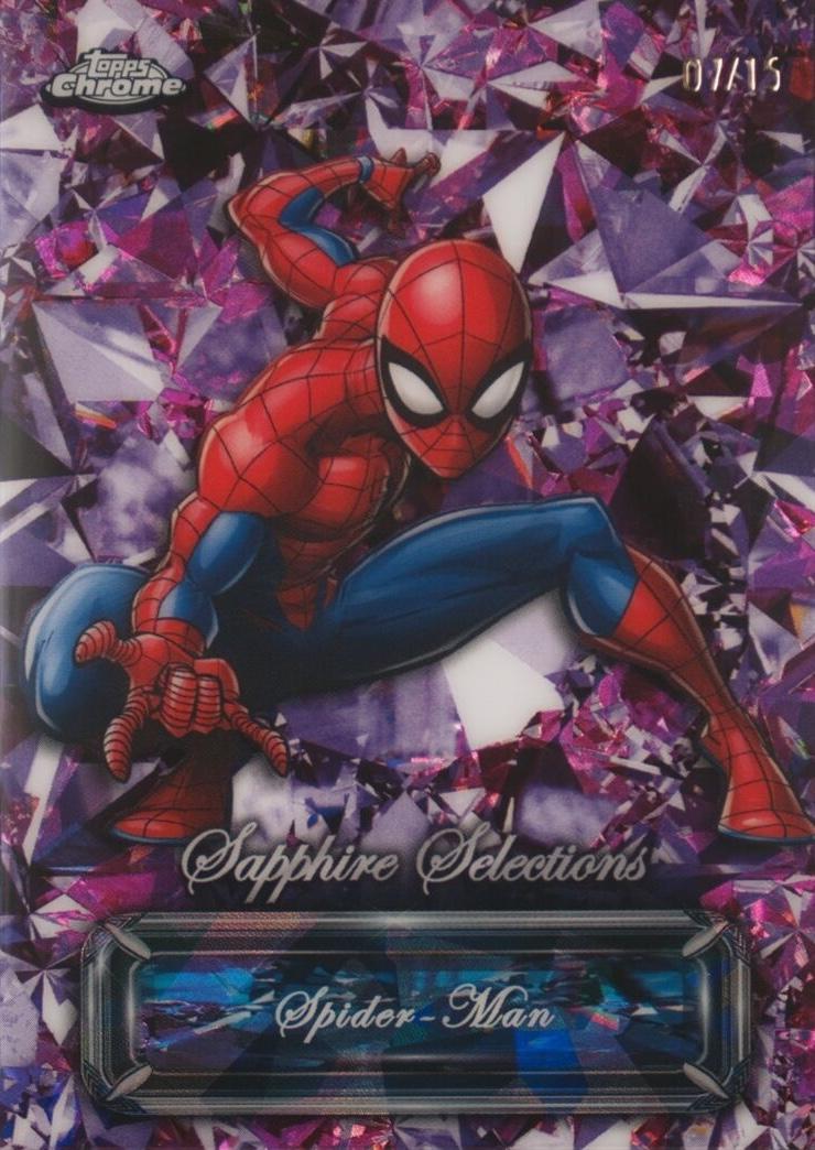 2024 Topps Chrome Sapphire Selections Spider-Man [Purple] #SS-2 card
