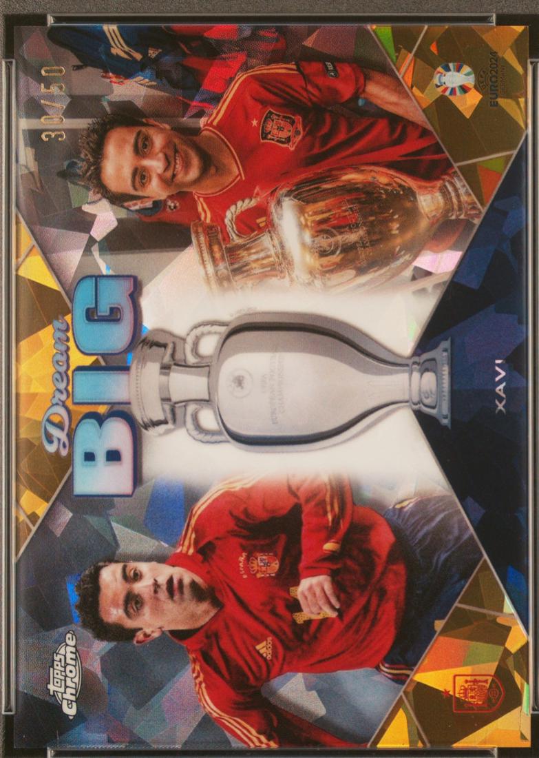 2024 Topps Chrome Sapphire UEFA Euro Dream Big Xavi #DB-6 card
