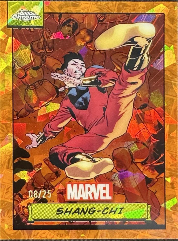 2024 Topps Chrome Shang-chi [Orange Sapphire] #73 card