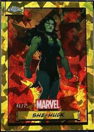 2024 Topps Chrome She-hulk [Yellow Sapphire] #11 card