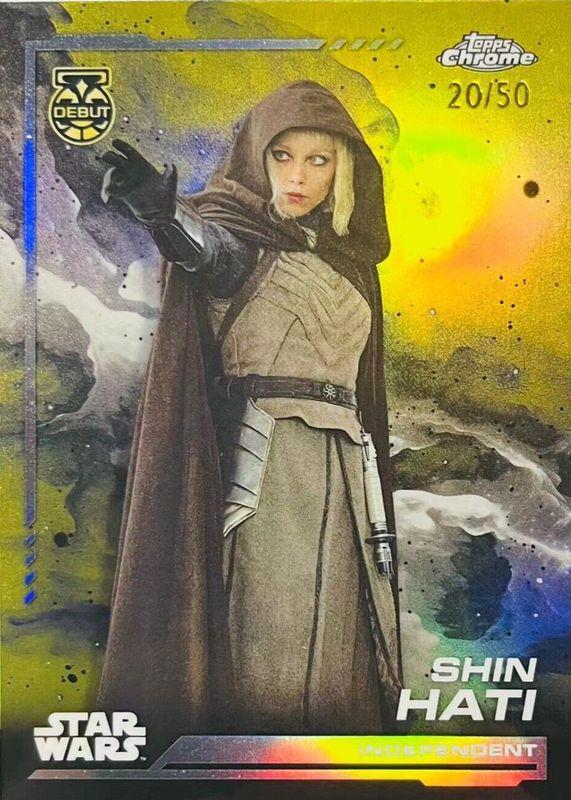 2024 Topps Chrome Shin Hati [Gold Refractor] #6 card