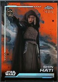 2024 Topps Chrome Shin Hati [Orange Refractor] #6 card