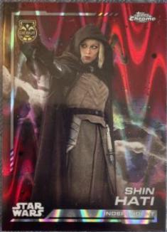 2024 Topps Chrome Shin Hati [Red Wave Refractor] #6 card