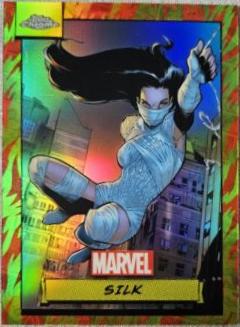 2024 Topps Chrome Silk [Human Torch Refractor] #9 card
