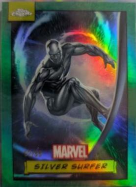 2024 Topps Chrome Silver Surfer [Green Refractor] #51 card
