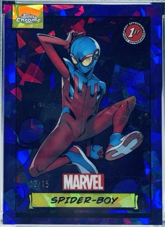 2024 Topps Chrome Spider-boy [Purple Sapphire] #40 card