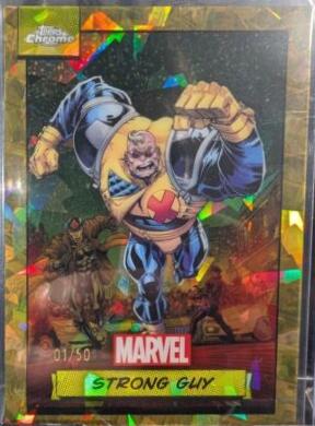 2024 Topps Chrome Spider-man [Gold Sapphire] #1 card