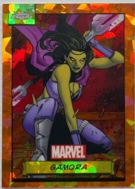 2024 Topps Chrome Spider-man [Orange Sapphire] #1 card