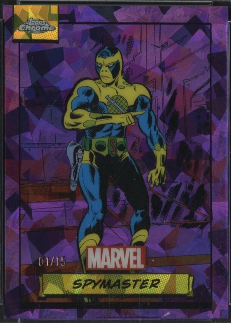 2024 Topps Chrome Spymaster [Purple Sapphire] #148 card