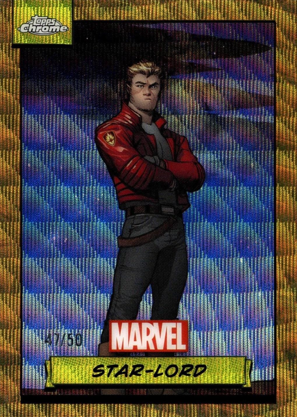 2024 Topps Chrome Star-lord [Gold Wave] #89 card