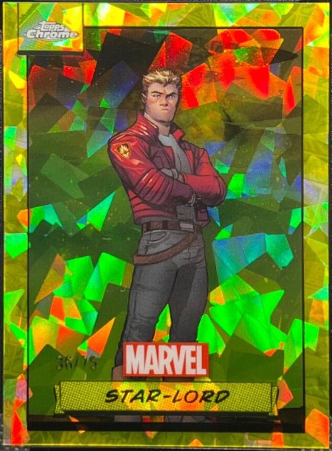 2024 Topps Chrome Star-lord [Yellow Sapphire] #89 card