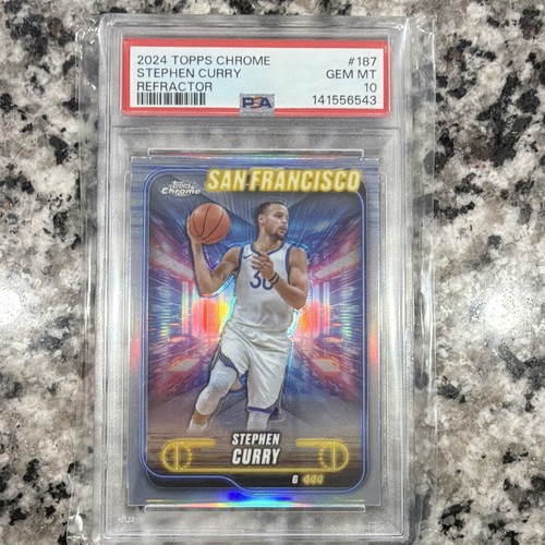 2024 Topps Chrome Stephen Curry [Refractor] #187 card