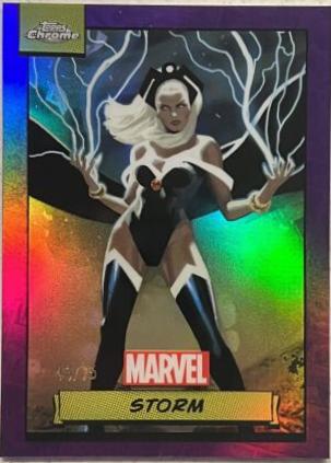 2024 Topps Chrome Storm [Purple Refractor] #28 card