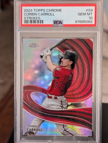 2024 Topps Chrome Strokes Corbin Carroll #S-9 card